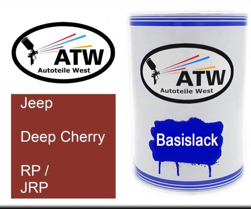 Jeep, Deep Cherry, RP / JRP: 500ml Lackdose, von ATW Autoteile West.